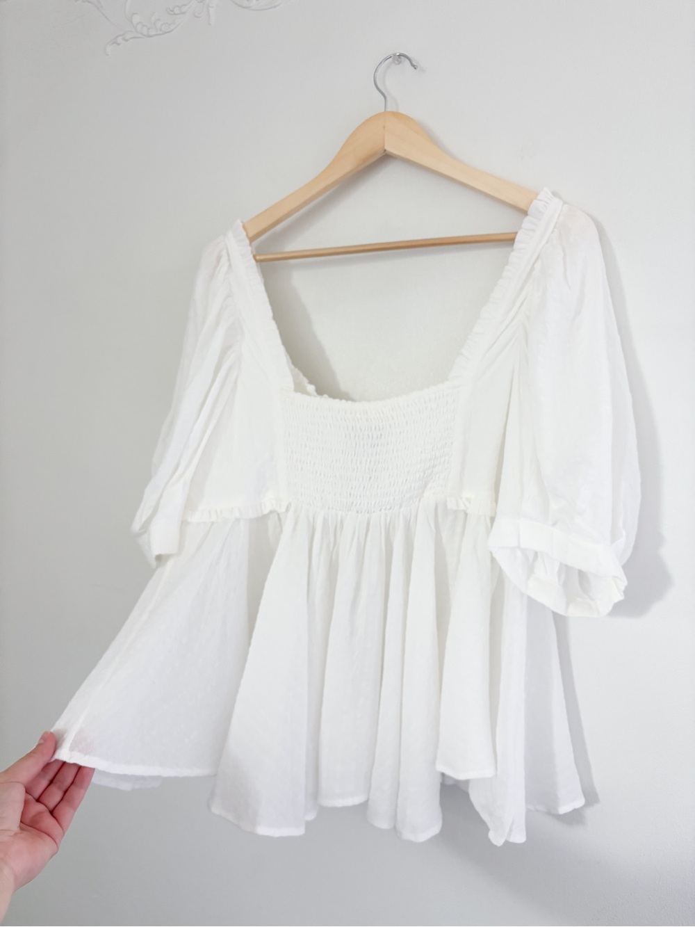 NWT Bohme Puff Sleeve Blouse - Picture 5 of 5